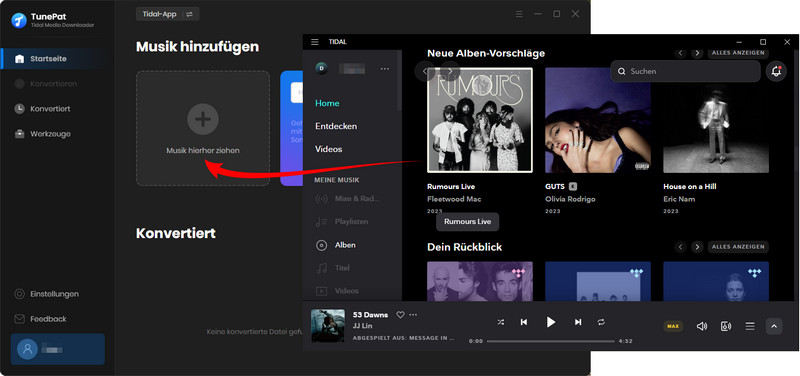 Tidal Musik über TunePat ziehen