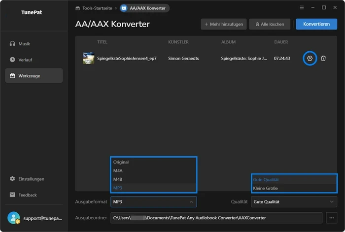 AA/AAX Konverter