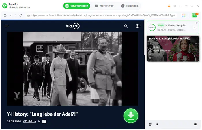 Download starten