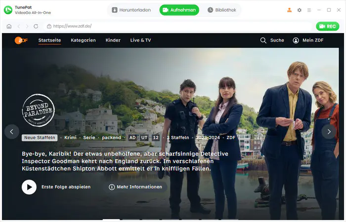 Zur Zielwebsite navigieren