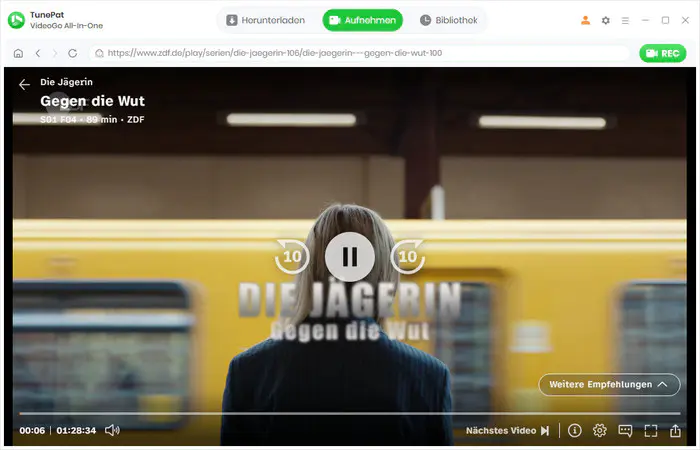 Gewünschtes Video abspielen