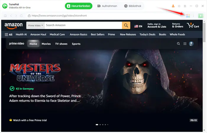 Streaming-Website wechseln